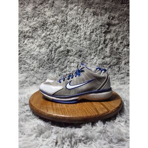 2005 NIKE AIR HUARACHE 2K4 LOW PROMO Men 8.5 Basketball Shoe Blue Grey 310844011